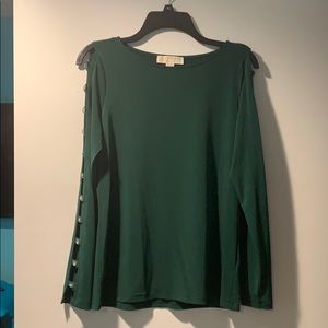 Michael Kors Studded Sleeve Shirt